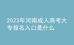 2023年河南成人高考大專報(bào)名入口是什么？復(fù)習(xí)方法有哪些？