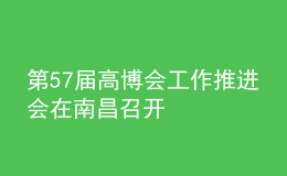 第57屆高博會工作推進(jìn)會在南昌召開