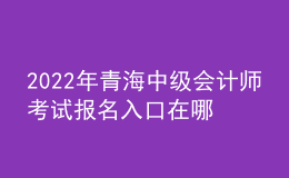 2022年青海中級(jí)會(huì)計(jì)師考試報(bào)名入口在哪？