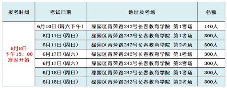 2023年吉林長(zhǎng)春市普通話報(bào)名時(shí)間：6月8日